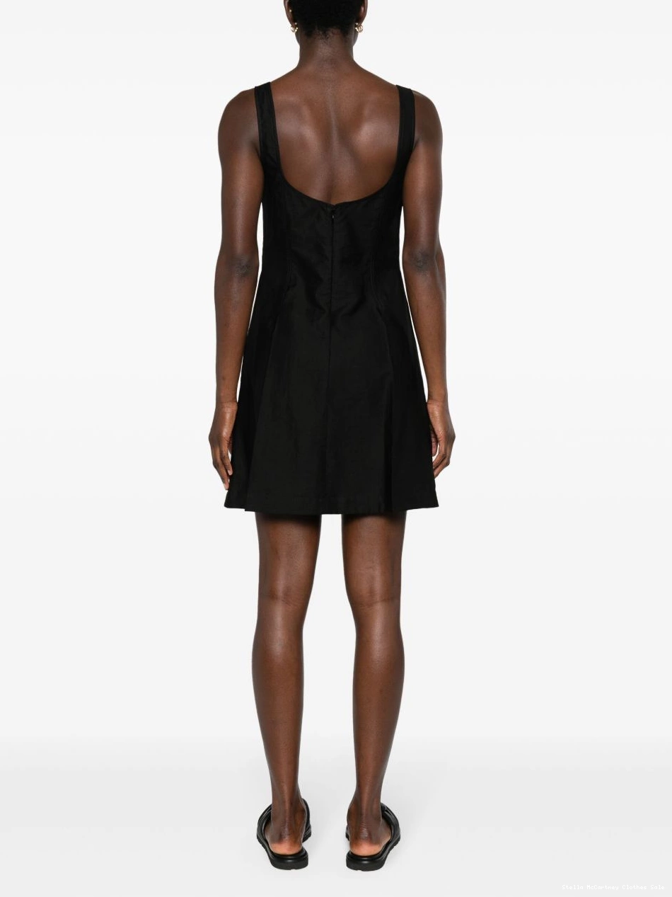 Affordable square-neck minidress Women Stella McCartney corset-style 0412